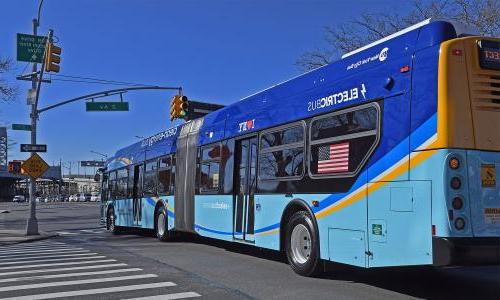 an mta zero emissions transit bus