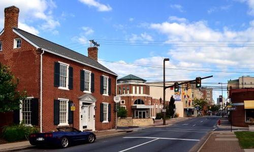 Harrisonburg Downtown Historic District, Main St. and adj. areas bet. Kratzer Ave., and Grace St. Harrisonburg